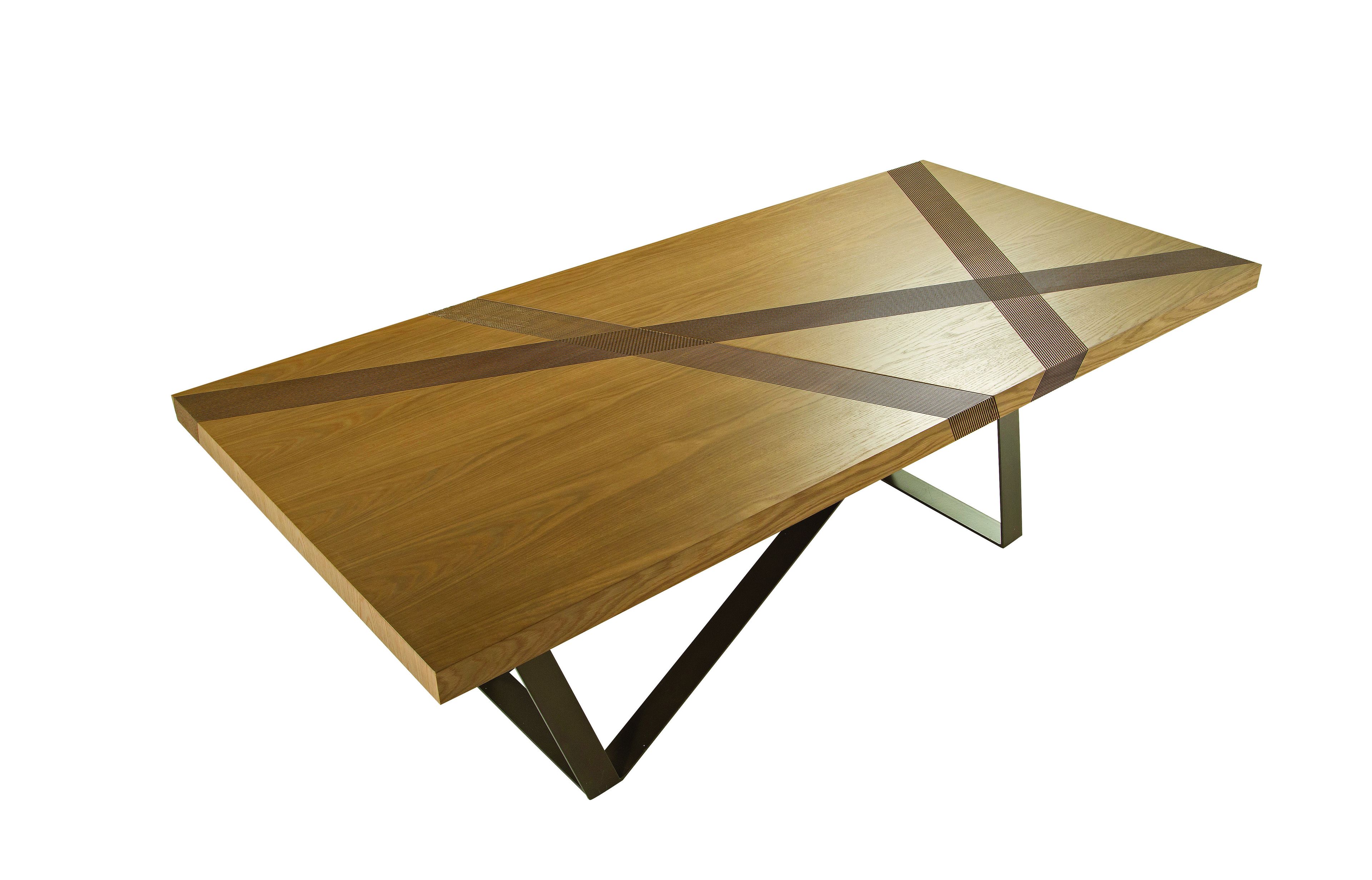 Прямоугольный обеденный стол из шпона ROCHE BOBOIS трек ARCH-00004645 - Вид №1
