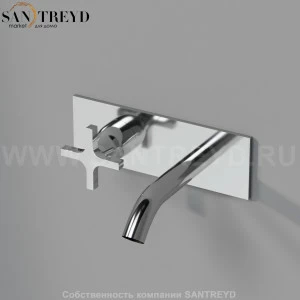 Встроенный смеситель AMEM333S MEMORY для раковины хромированный