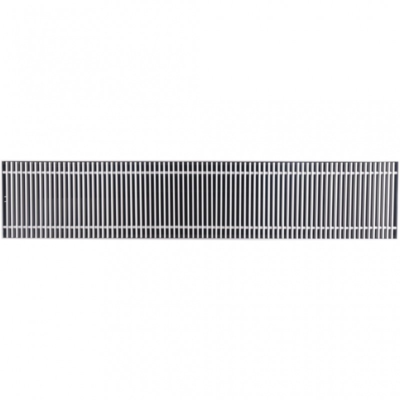 Конвектор внутрипольный STOUT SCN 110.240.1200 (Решётка роликовая, анодированный алюминий) SCN11001124120 - Вид №1