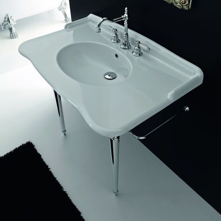 43719 Напольная раковина стоящая овальная Ceramica Hidra ELLADE - Вид №8