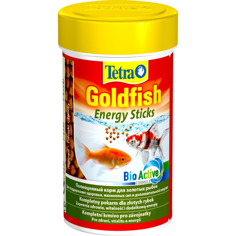 Т00017187 Корм для рыб AniMin Goldfisch Sticks Energy энерг.корм для золотых рыб в палочках 100мл TETRA  - Вид №1