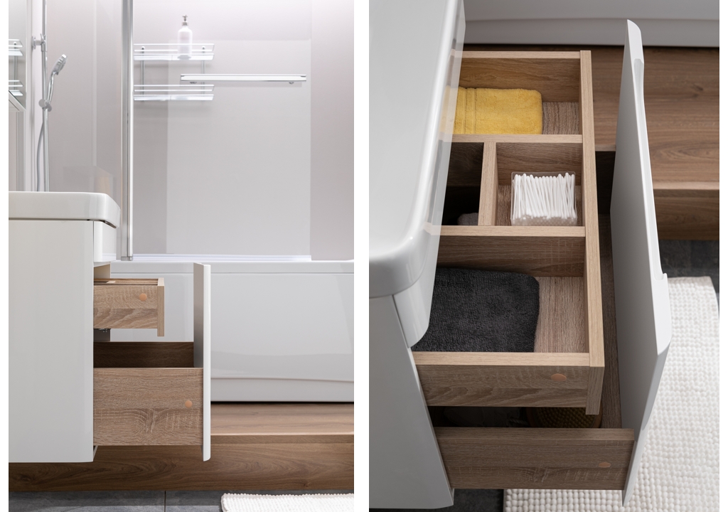 Мебель для ванной Aquanet София 60 белый 00203649 - Вид №10