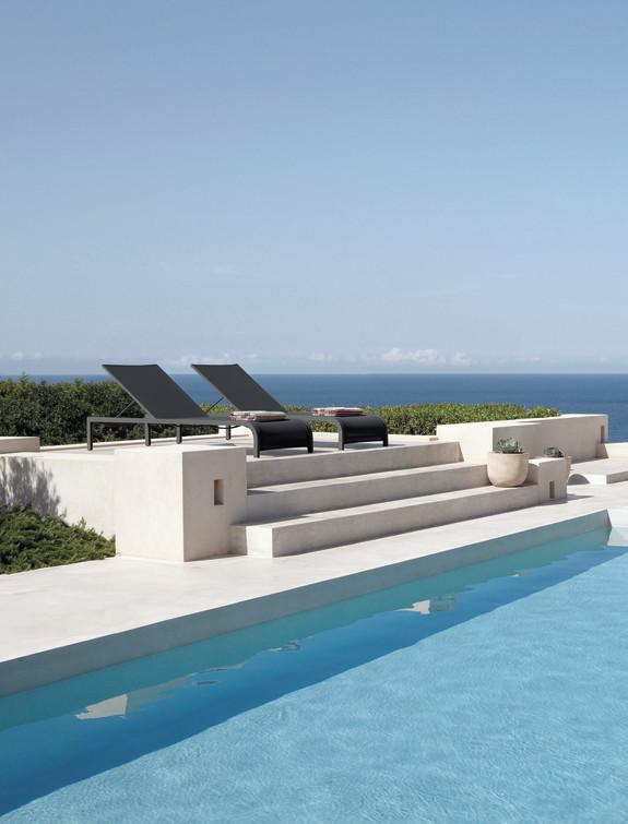 MNST190 Лежак белый f8 текстиль белый Manutti Latona - Вид №1