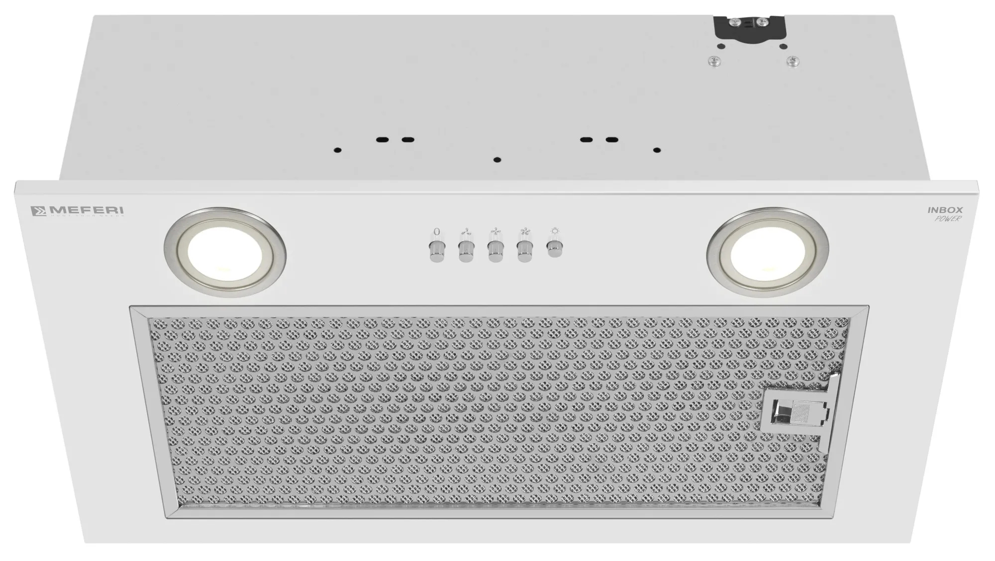 9168695 Вытяжка полновстраиваемая Meferi INBOX52WH POWER белый STDN-0150534 - Вид №1
