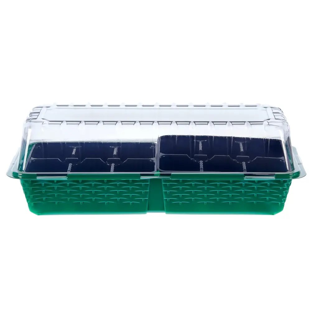 Минипарник 12 ячеек 2 вставки зелёный 17728495 STLM-2168485 ГАЗОНCITY 
