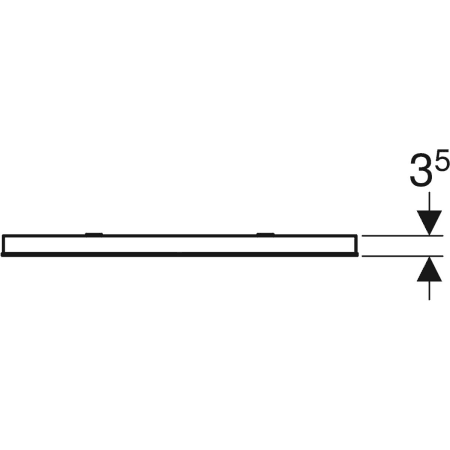 862350000 Зеркало с подсветкой Geberit Renova Compact Geberit  - Вид №9