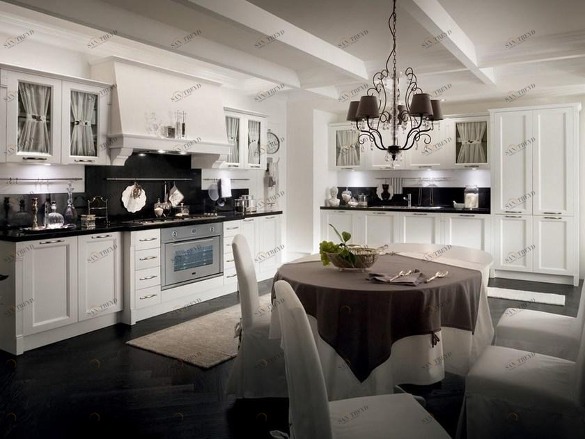 Callesella Arredamenti Модульная деревянная кухня с ручками Kitchen sweet kitchen sun-id-1462594