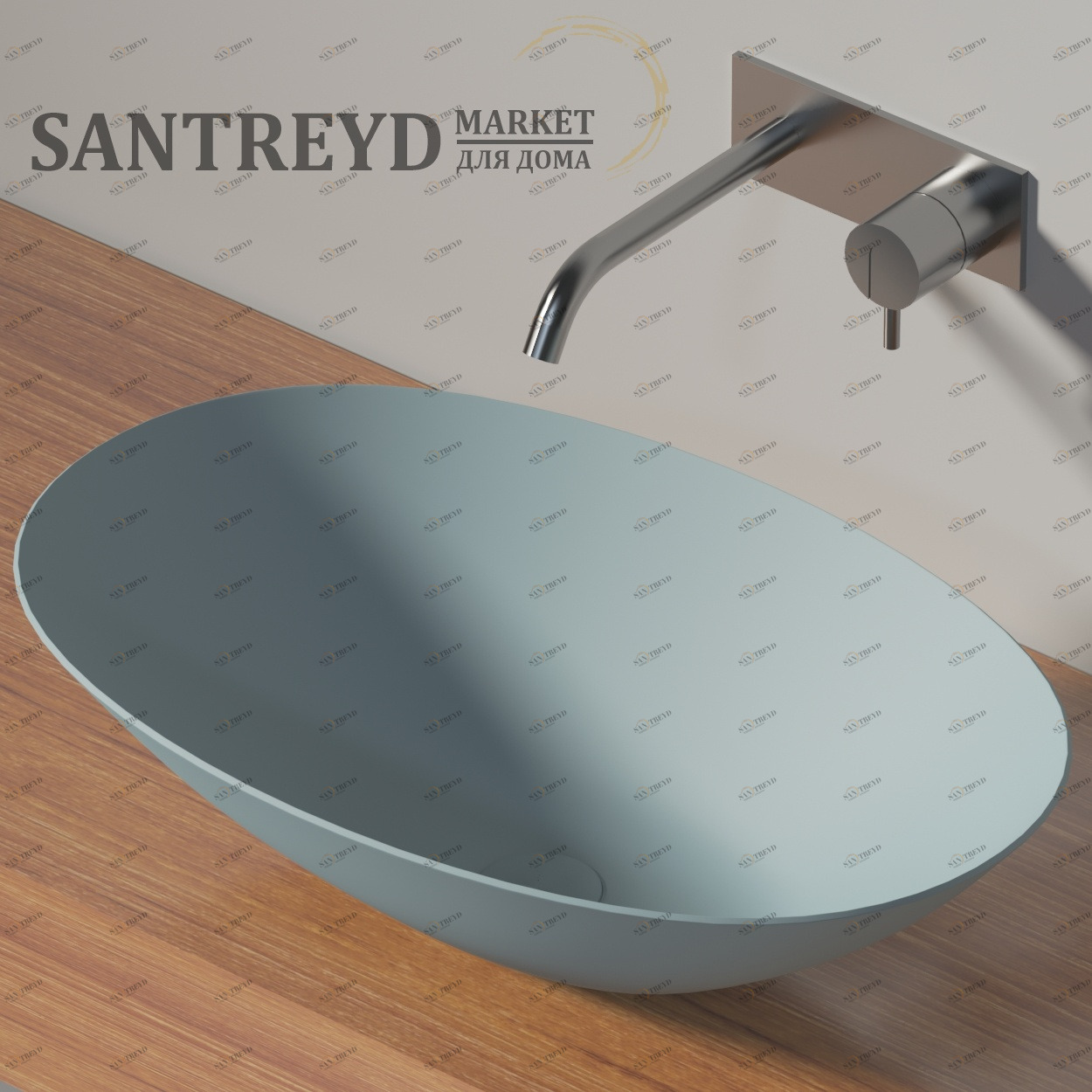 VELO54FALENA Накладная раковина на столешницу  овальная Antoniolupi 