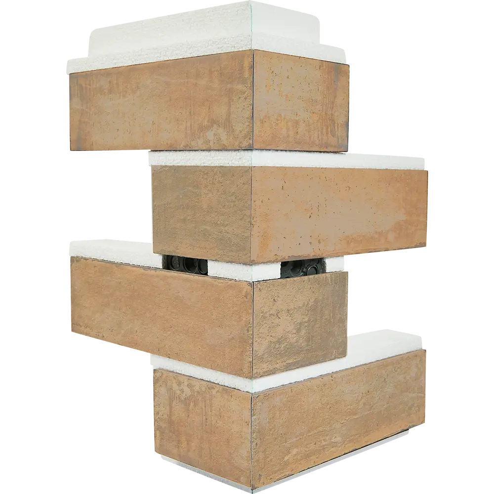 Термопанель наружный угол Мосстрой-31 Brick House бежевый 26x25x41x5 см STLM-2048092