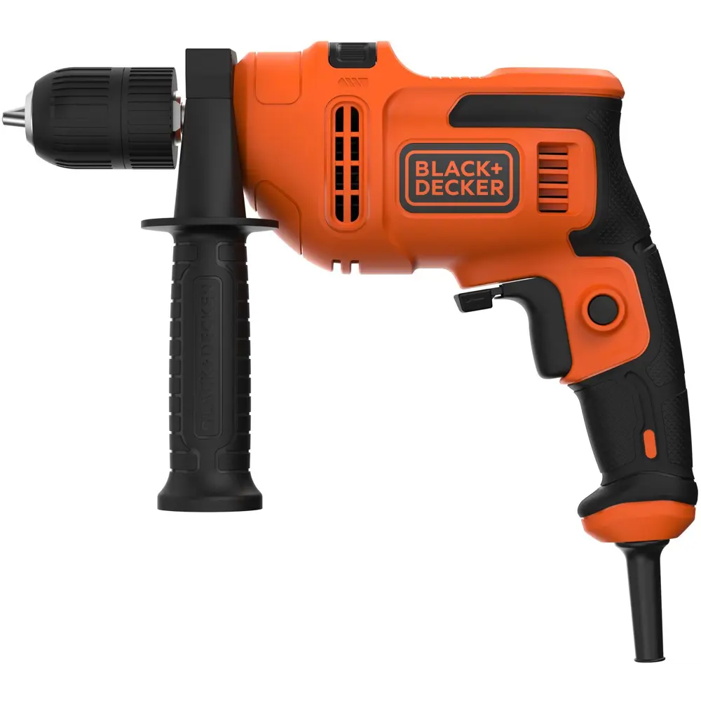 Дрель сетевая ударная Black + Decker BEH710-QS, 710 Вт STLM-2080277 - Вид №2