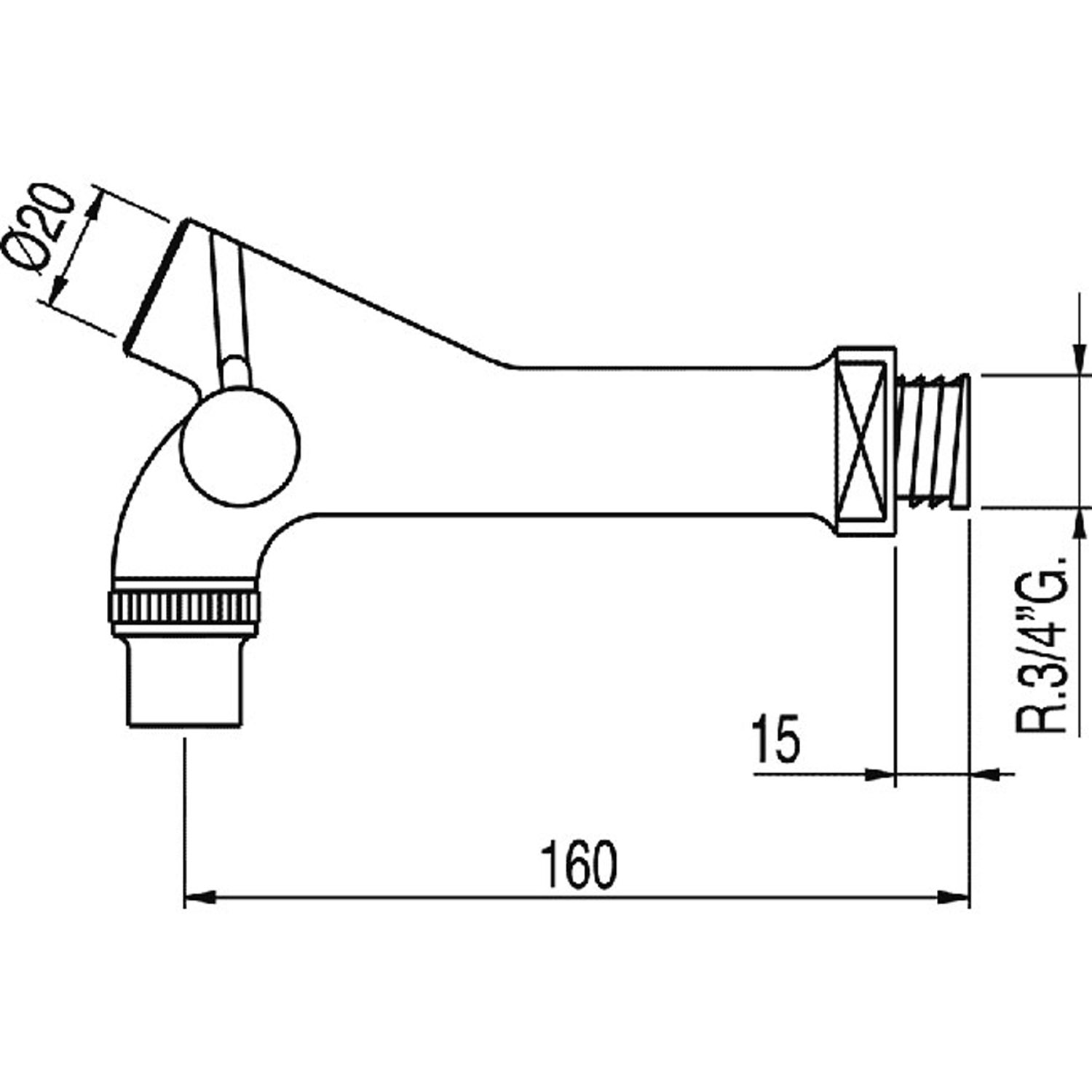 СМЕСИТЕЛИ ДЛЯ ВИНА Винный кран № 3/N-003000 TRES Vino - Вид №1