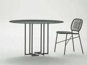 da a Круглый металлический стол Urushi