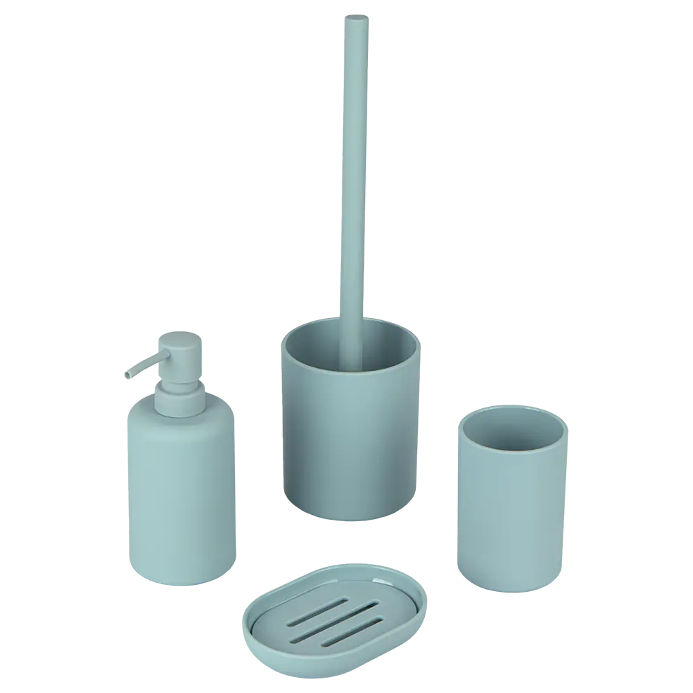 Мыльница SWENSA Swanny Aqua бирюзовая для ванной 89364707 STLM-1466694 - Вид №1