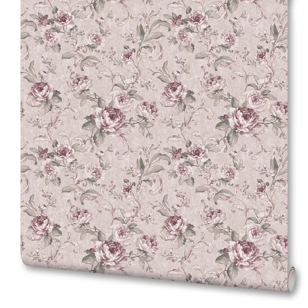 Обои ED1016-2, бумажные , цвет розовый, 0.53x10 м 82024405 STLM-2022266 EURO DECOR Юнона