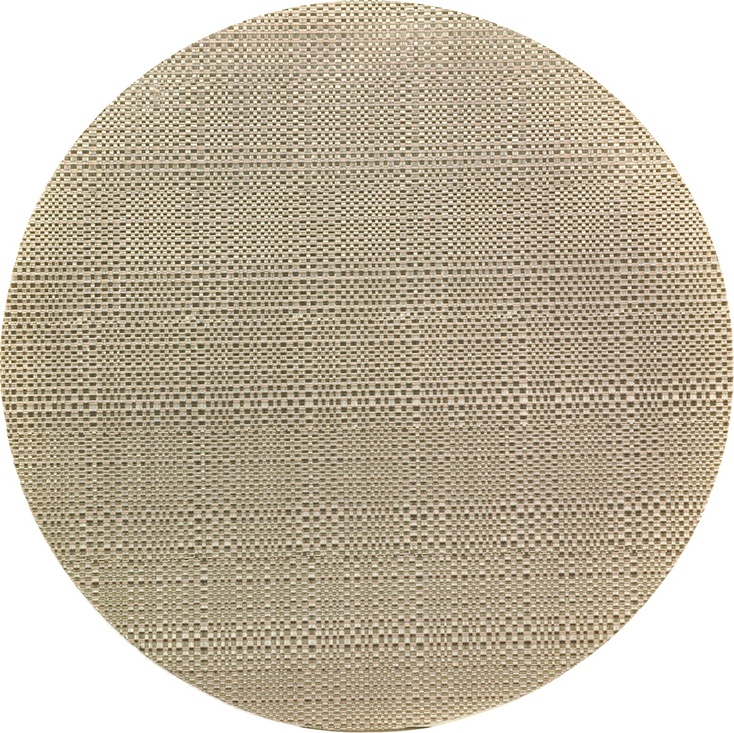 10623308 Harman Салфетка подстановочная круглая 35,5см "Шахматы" (бежевый) ПВХ 