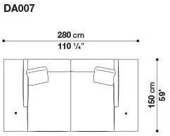 B&B Italia 3-х местный тканевый диван с шезлонгом Dock sun-id-1355318 - Вид №45