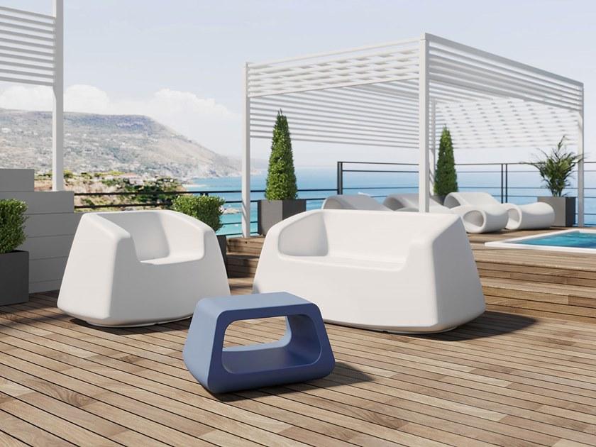 Lyxo Design Прямоугольный садовый стол из полиэтилена Sugar Ta310-h00046 - Вид №1