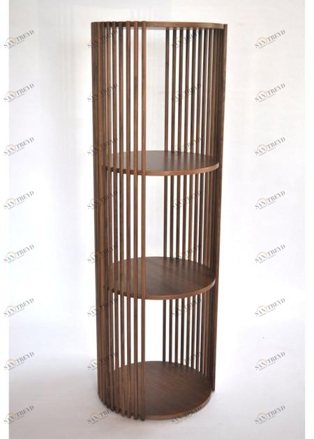 Medulum Открытый книжный шкаф из ореха Palafitte Pal.160 