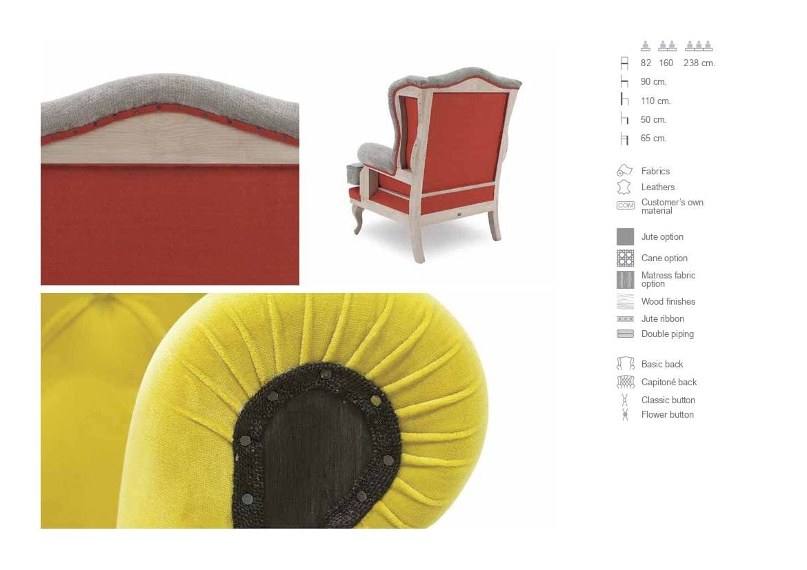 Бархатное кресло bergère с подлокотниками CREARTE COLLECTIONS Dover Essence ARCH-00099850 - Вид №31