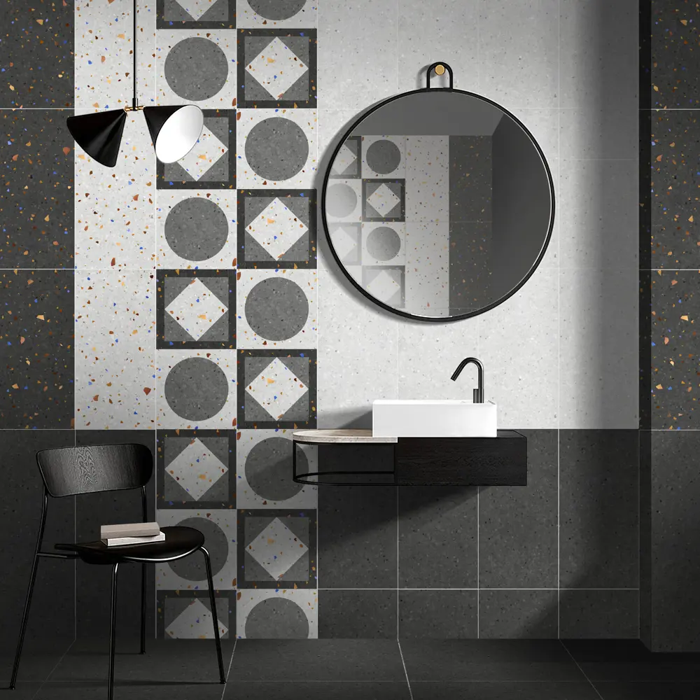 Керамин Салерно 7 — настенная плитка с эффектом терраццо для современного интерьера 89398689 STLM-1573361 - Вид №6