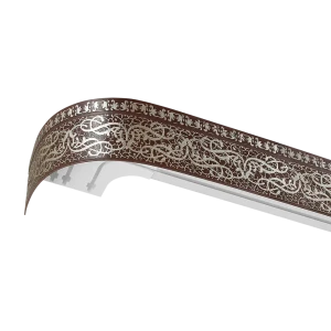 Карниз трехрядный «Прима», 300 см, пластик, цвет тёмный дуб 82594953 STLM-2015377