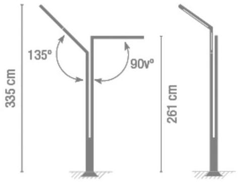 Vibia Светодиодный садовый светильник из стали Palo alto sun-id-1455458 - Вид №14