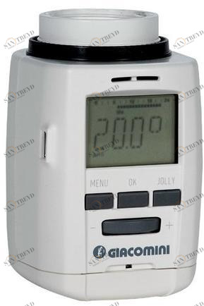 Giacomini Электронная хронотермостатическая головка для радиатора sun-id-1464289