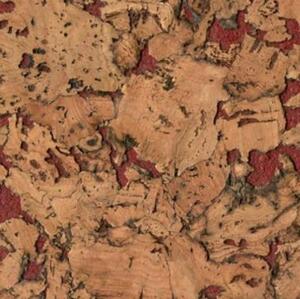 Пробка CorkStyle Wall design Monte Red (Гладкая) 600х300 мм.