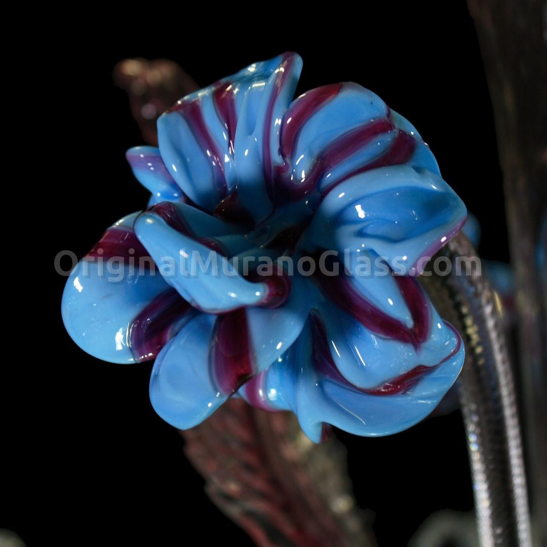 1078 ORIGINALMURANOGLASS Люстра Фиорино на 5 лампочек - Реццонико - муранское стекло OMG  см CLASSICO - Вид №1