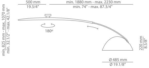 Estiluz Подвесной светильник из металла Pluma T-2955 - Вид №7