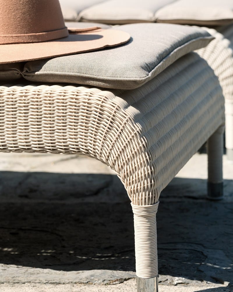 Плетеная откидная Садовая кровать с подлокотниками Vincent sheppard Safi ARCH-00058567 - Вид №2