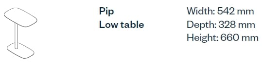 Прямоугольный журнальный столик из МДФ Haworth PIP ARCH-00105566 - Вид №10