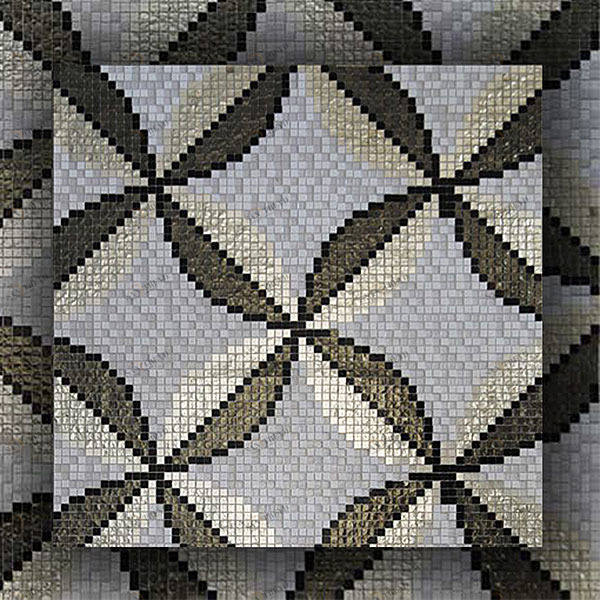 МОЗАИКА ИЗ СТЕКЛА MZ-02 WHITE ALMA ПАННО 15 MZ02WHITE