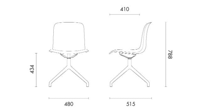 Офисное кресло с 4 спицами Grado Design Every ARCH-00077294 - Вид №2