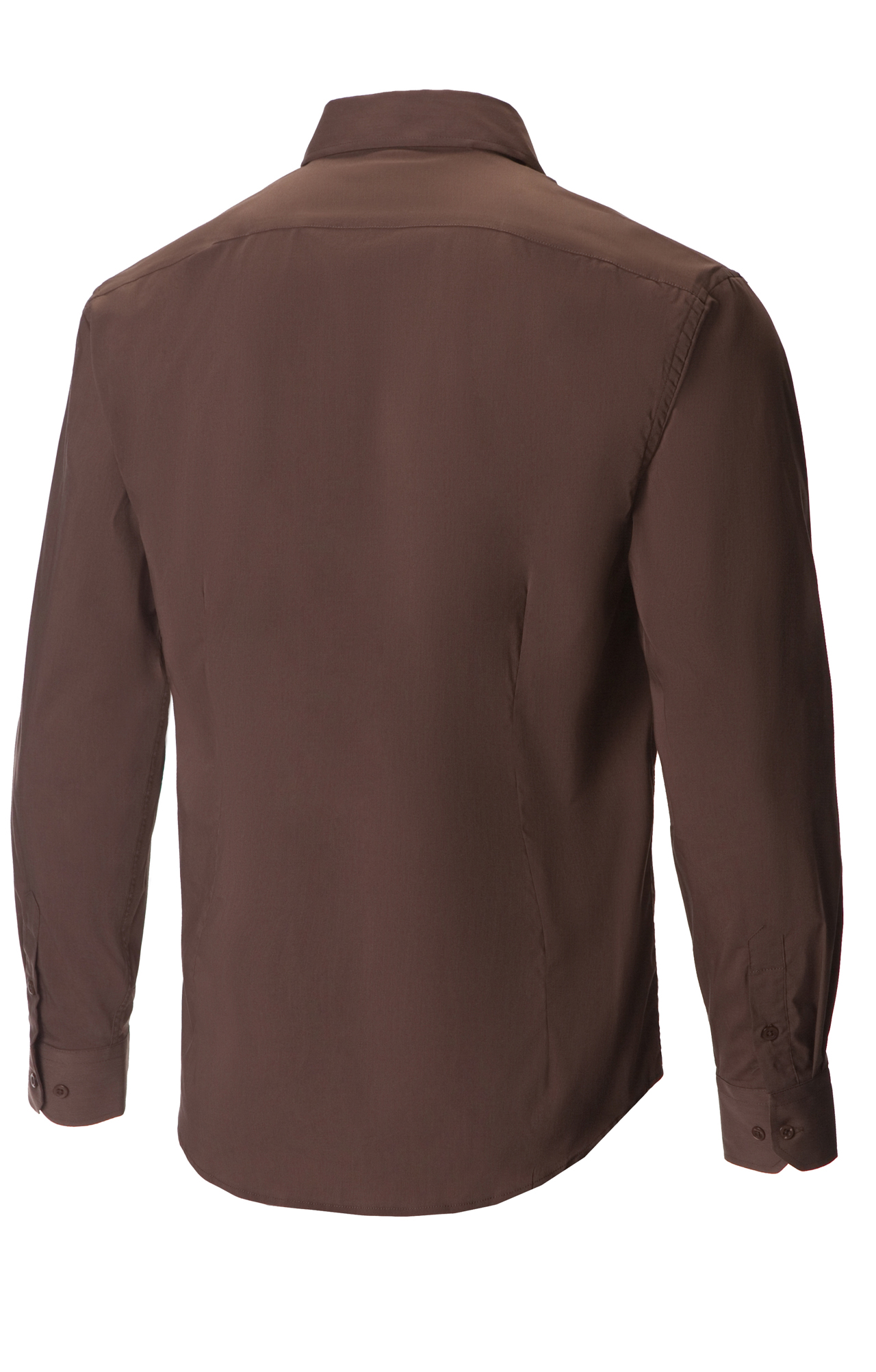 62457 Рубашка мужская  chocolate El-Risto  Корпоративная одежда  размер 43/176-182  - Вид №1