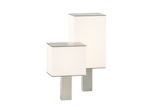 Нержавеющая сталь и лен затемнения светодиодные настольные лампы