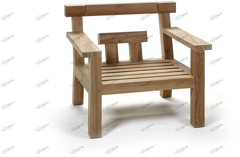 Royal Botania Садовое кресло из тика с подлокотниками Nara sun-id-1510284