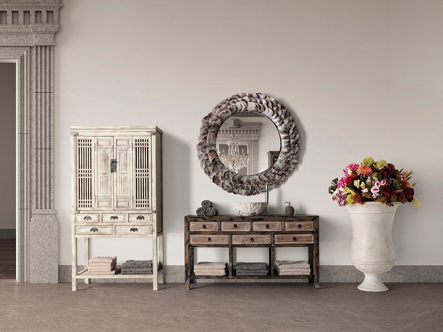 Мраморная круглая столешница Vical Home JOVA ARCH-00077227 - Вид №2