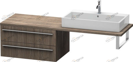 XL543905151 X-Large Шкафчик для консоли Сосна коричневая, декор Duravit