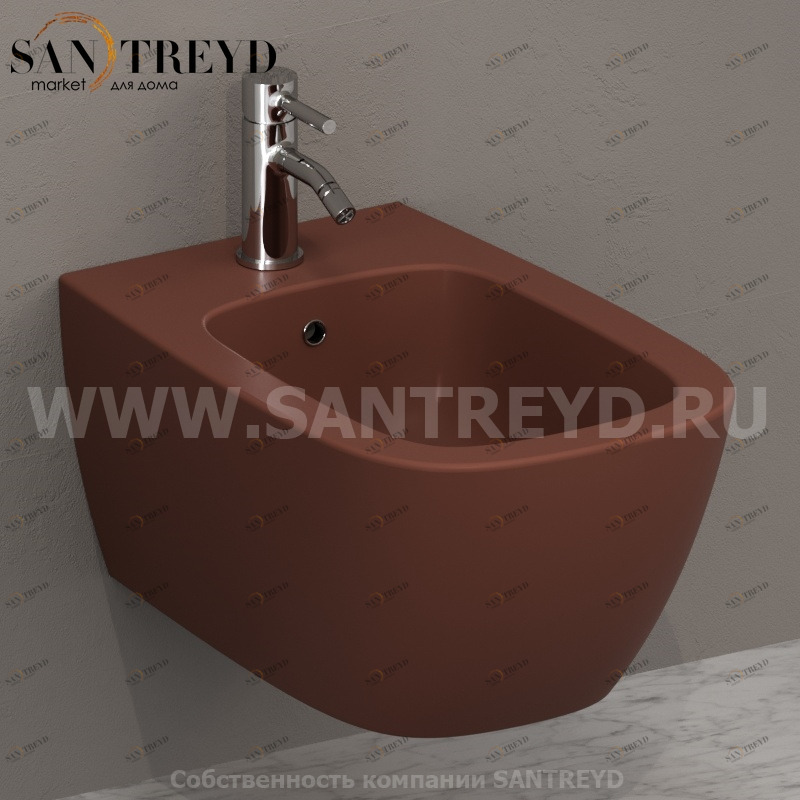 GNS09MT Биде подвесное GENESIS Ceramica Globo