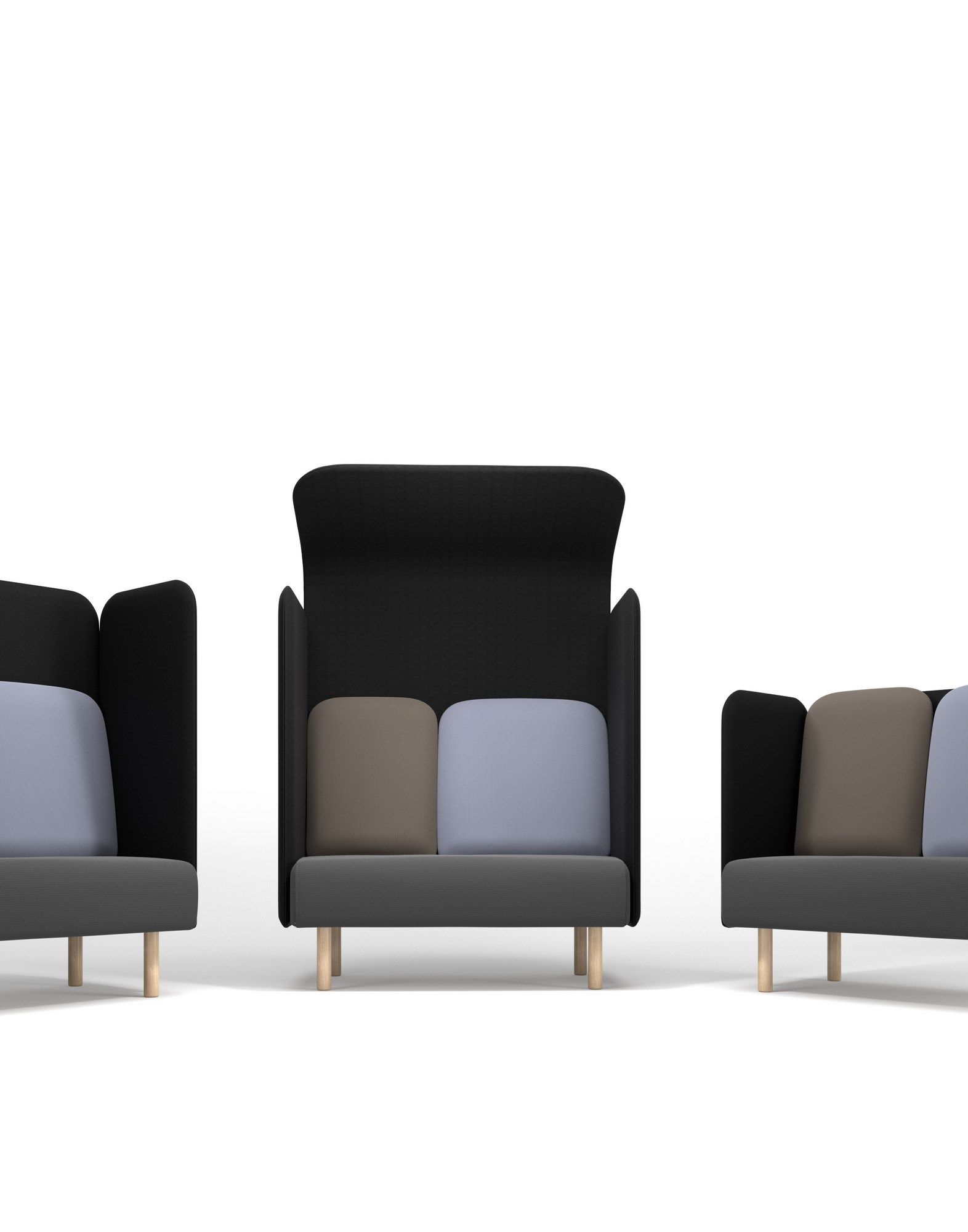 2-местный диван с высокой спинкой Intuit by Softrend август ARCH-00121702 - Вид №5