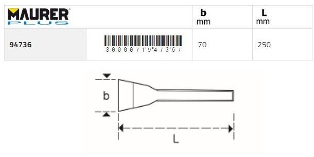 MAURER PLUS Долото из закаленной стали sun-id-1424750 - Вид №1
