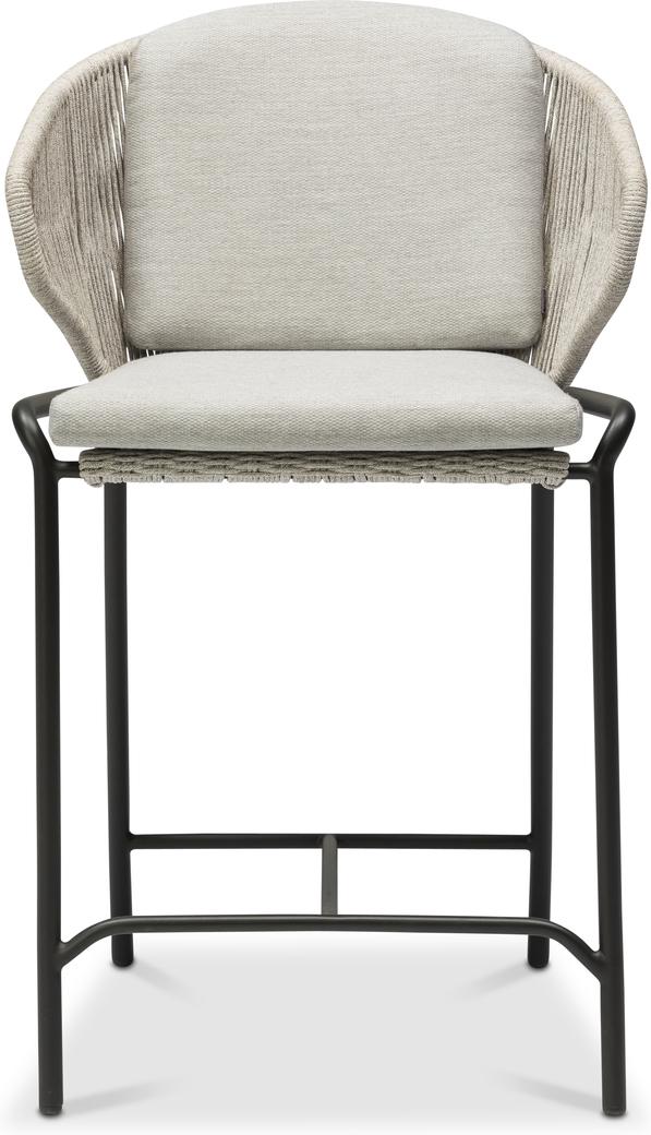 Барный стул 61 веревка лава серебро Manutti Radius MNST732 - Вид №1