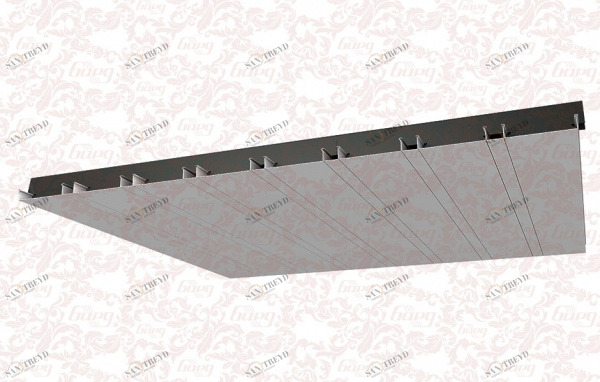 Комплект ван.ППР-083/1б/п сереб.,металл. 172х170 см БАРД 251112