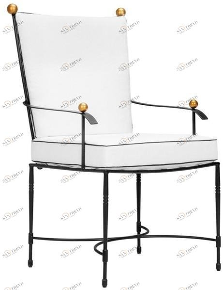 JANUS et Cie Садовый стул из нержавеющей стали с подлокотниками Amalfi sun-id-1377653