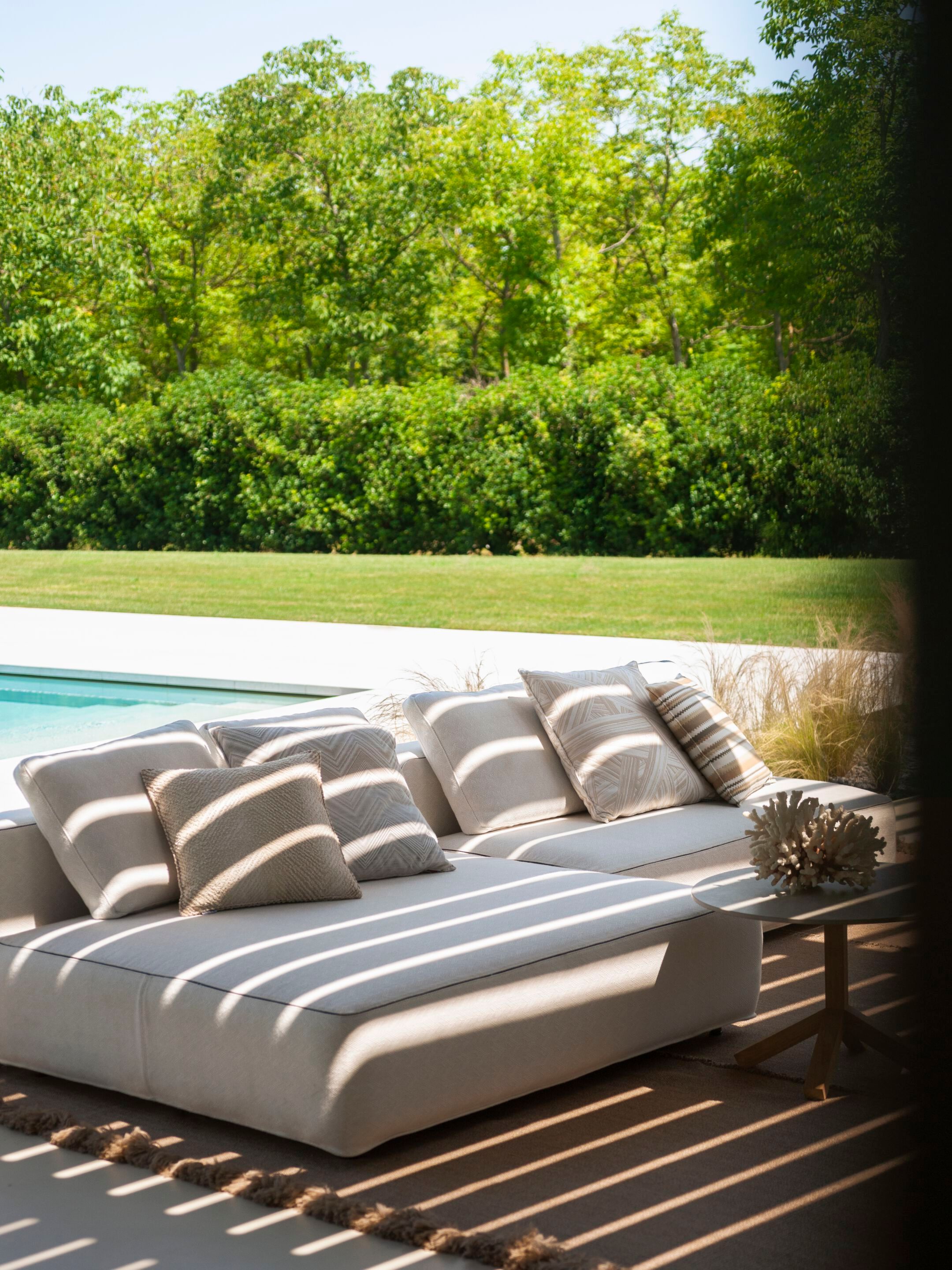 3-местный тканевый садовый диван RODA ARCH-00072237 - Вид №4