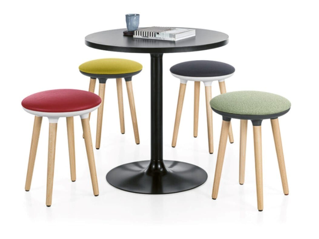 Низкий стул из бука с мягким сиденьем Sesta Boy ARCH-00033643 - Вид №3