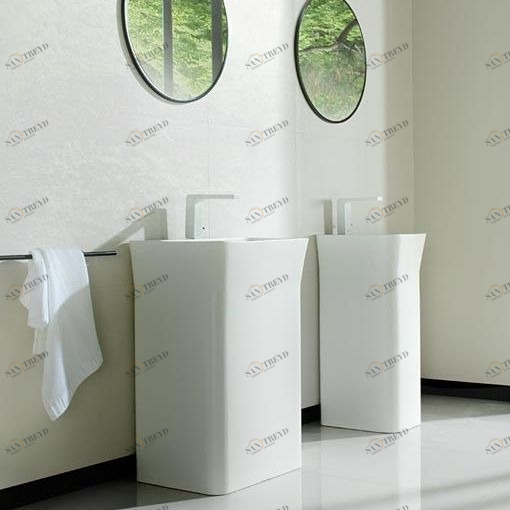 S502200010 Напольная раковина стоящая прямоугольная SYSTEMPOOL 