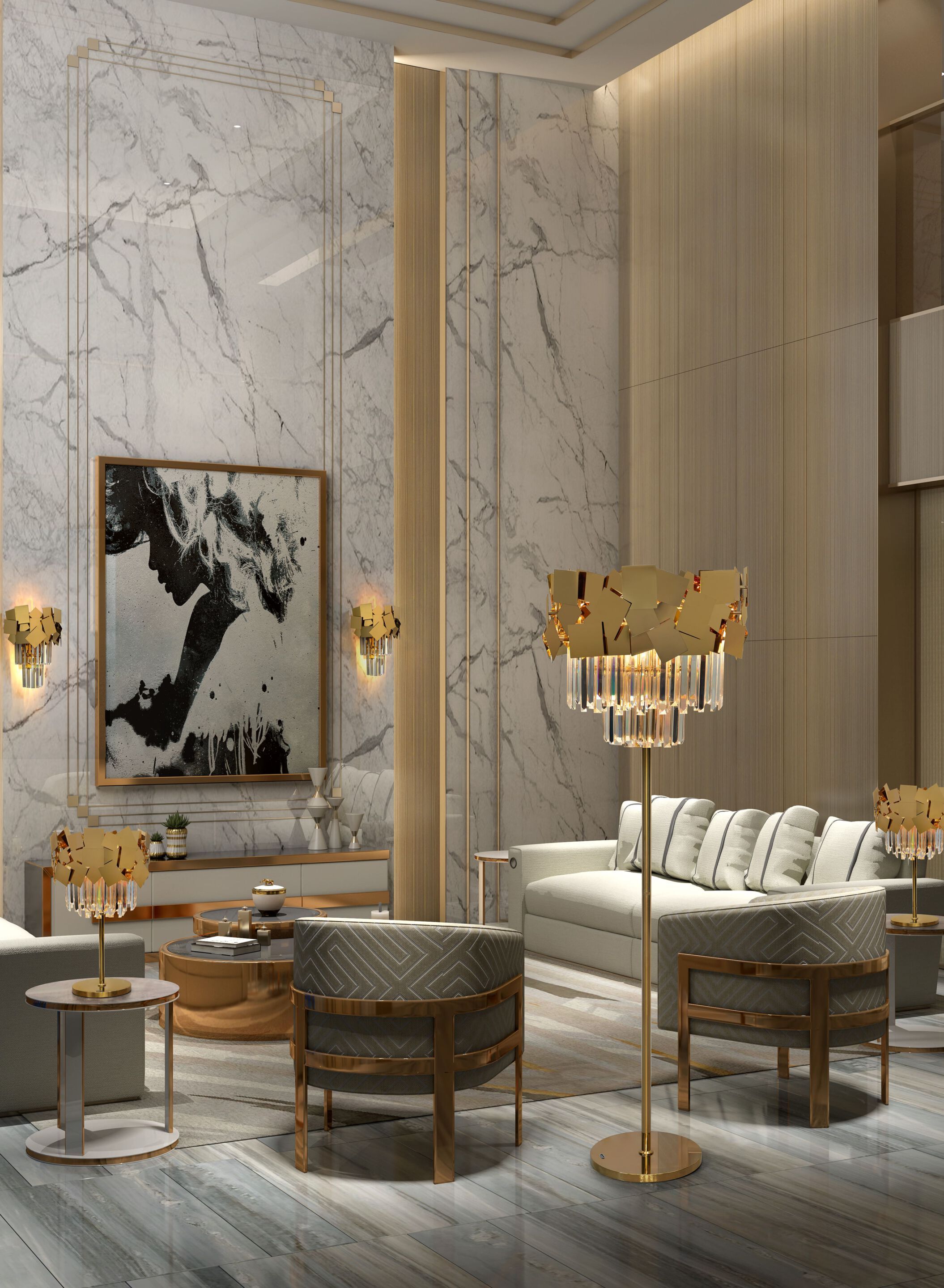 Аппликация из хрусталя и стали K-Lighting Hemera ARCH-00121707 - Вид №1