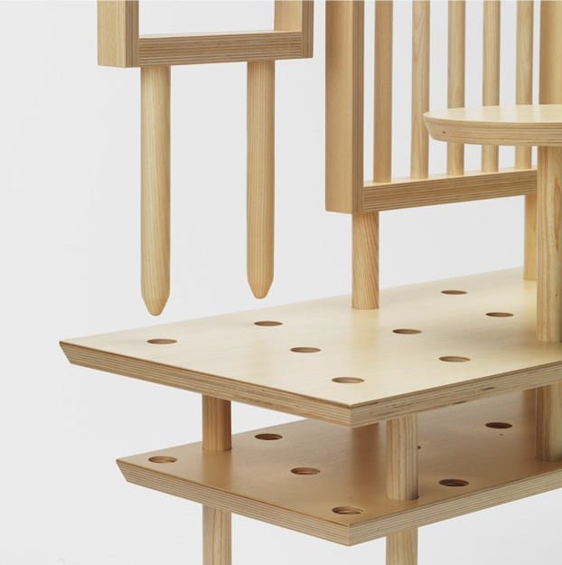 Скамейка / перегородка из фанеры Zilio A&C Etta ARCH-00152671 - Вид №6